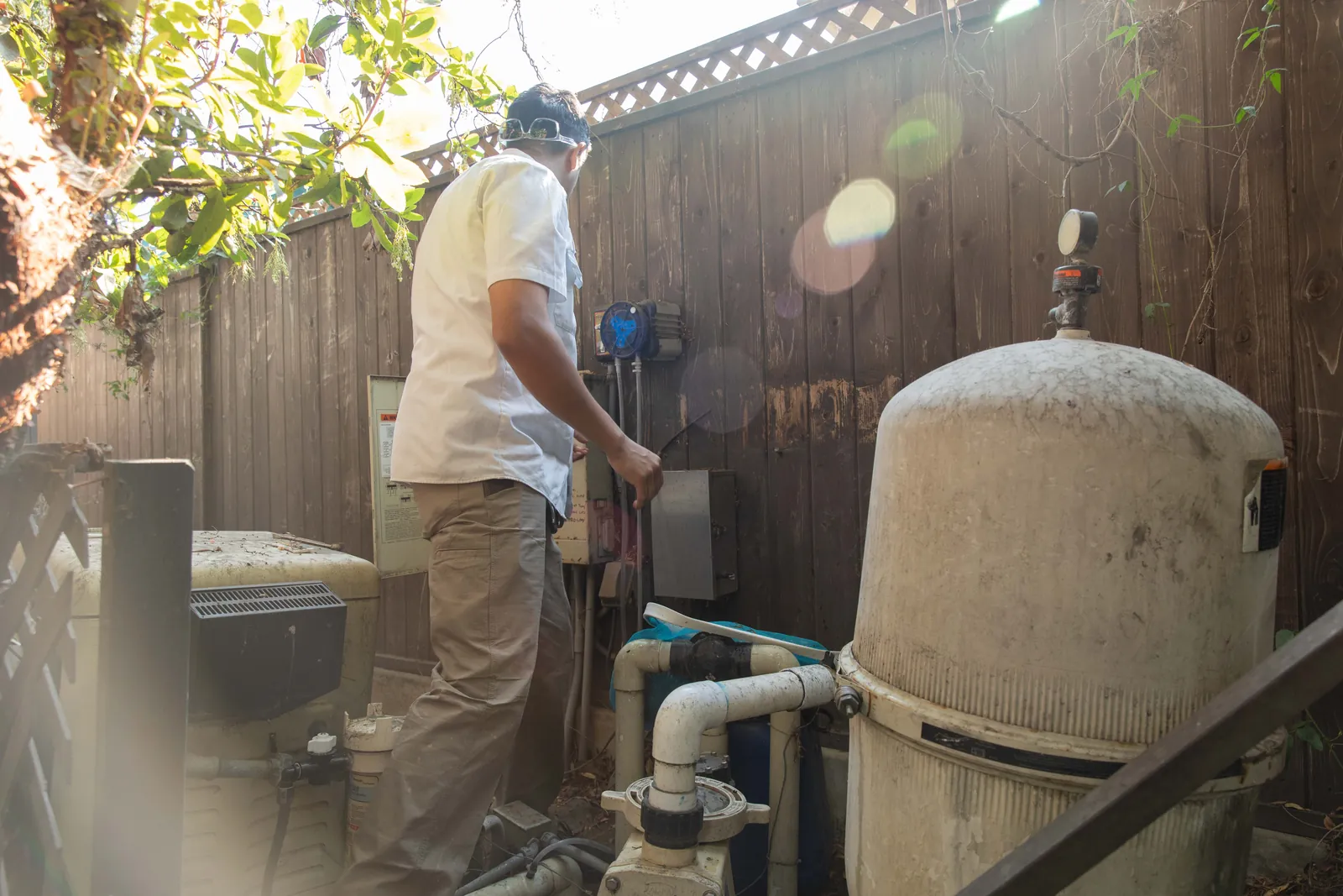 DE filter repair